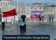 Tanamkan Nilai Disiplin, Warga Binaan Rutan Kabanjahe Ikuti Upacara Hari Kesadaran Nasional