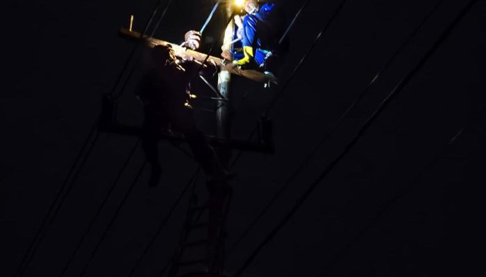 Hujan Deras dan Angin Kencang Picu Gangguan Listrik, PLN ULP Pacitan Bergerak Cepat Lakukan Perbaikan