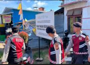 Sat Samapta Polres Banyuasin Gelar Patroli Jalan Kaki di Pasar Pangkalan Balai