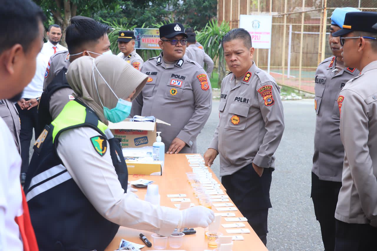 pimpin gaktibplin, kapolres aceh utara lakukan pengecekan urine kepada personel secara acak 2 IMG 20260112 WA0016