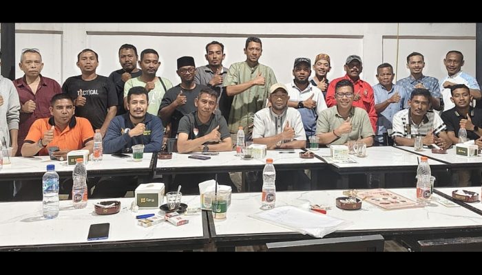 Aliansi Pers Kawal Rehab Rekon Pasca Banjir Aceh Gelar Rapat Koordinasi dengan Distrik Aceh Utara