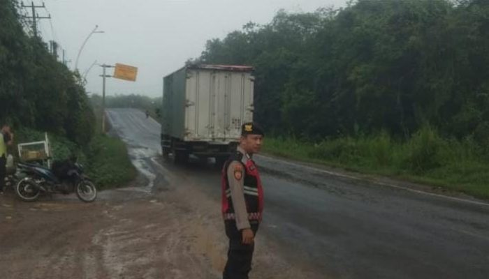 Sat Samapta Polres Banyuasin Gelar Operasi “Strong Point Pagi” Untuk Jamin Keamanan Dan Kenyamanan Masyarakat