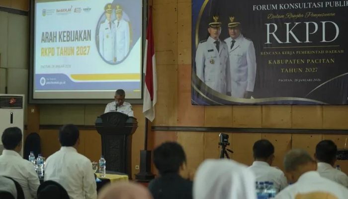 Forum Konsultasi Publik Dibuka, Sekda Pacitan Tegaskan Perencanaan Tak Boleh Sekadar Formalitas