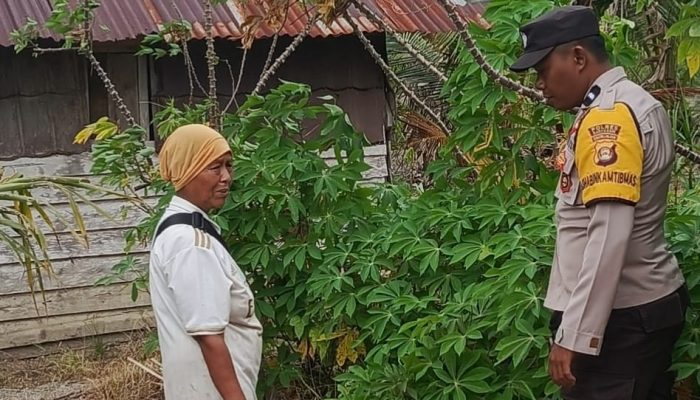 Bhabinkamtibmas Polsek Sungsang Dorong Program P2B untuk Memperkuat Swasembada Pangan Nasional