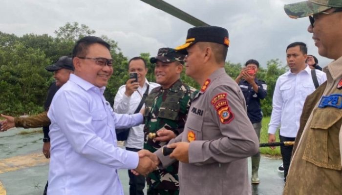 Kapolres Aceh Utara Sambut Kunjungan Penasihat Khusus Presiden Di Lubok Pusaka