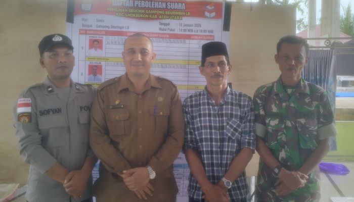 Ahmad Yani Terpilih Sebagai Keuchik Beringin Lb Dalam Pesta Demokrasi Untuk Masa Jabatan 2026 – 2032