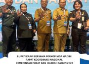 Bupati Karo Bersama Forkopimda Hadiri Rapat Koordinasi Nasional Pemerintah Pusat dan Daerah Tahun 2026