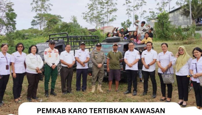 Pemkab Karo Tertibkan Kawasan Laudah, Pekerja Tani Dialihkan ke Lapangan RPH
