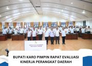 Bupati Karo Pimpin Rapat Evaluasi Kinerja Perangkat Daerah