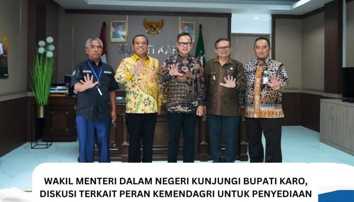 Wamen Dageri Kunker ke kabupaten Karo Mendorong Pertumbuhan Ekonomi Daerah