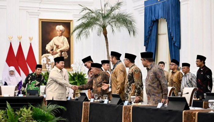 Presiden Prabowo Subianto Silaturahmi dengan Tokoh Ormas Islam, Bahas Perkampungan Haji
