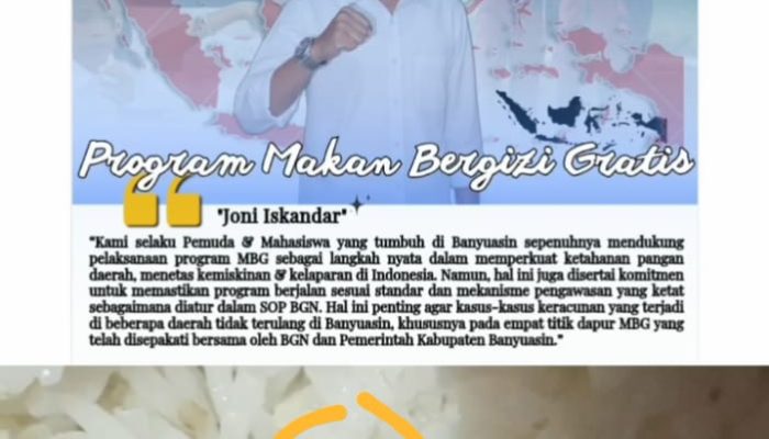 Pengingat terkesan di abaikan, HIMBA Soroti Temuan Belatung di Nasi MBG SMPN 1 Sumbawa. Pemerintah harus bertanggung jawab