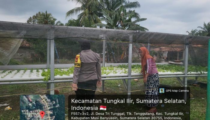 Bhabinkamtibmas Polsek Tungkal Ilir Ajak Warga Perkuat Ketahanan Pangan Melalui Program P2B*