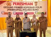 Kapolres Buru Resmikan Gedung Koperasi Primkopol Dan Cek Langsung Fasilitas Penunjang Kesejahteraan Anggota