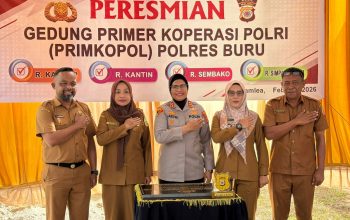 Kapolres Buru Resmikan Gedung Koperasi Primkopol Dan Cek Langsung Fasilitas Penunjang Kesejahteraan Anggota