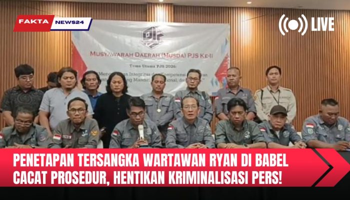 Penetapan Tersangka Wartawan Ryan di Babel Cacat Prosedur, Hentikan Kriminalisasi Pers!
