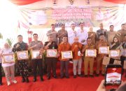 KAPOLRES BANYUASIN HADIRI TASYUKURAN PRESTASI PERTANIAN NASIONAL, JAMIN KEAMANAN KEGIATAN