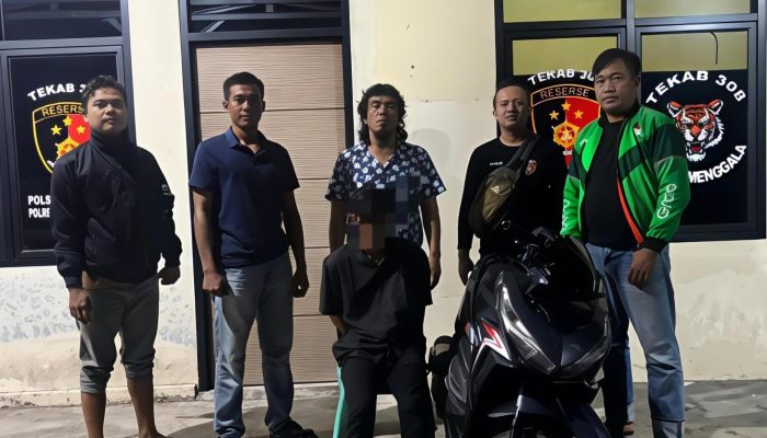 Gerak Cepat Polisi! Unit Reskrim Polsek Menggala Bersama Tekab 308 Berhasil Bekuk Pelaku Curanmor, Tak Butuh 1×24 Jam