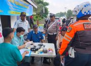 Pastikan Angkutan Umum Aman, Satlantas Polres Purwakarta Gelar Ramp Check dan Tes Alkohol di Cikopo