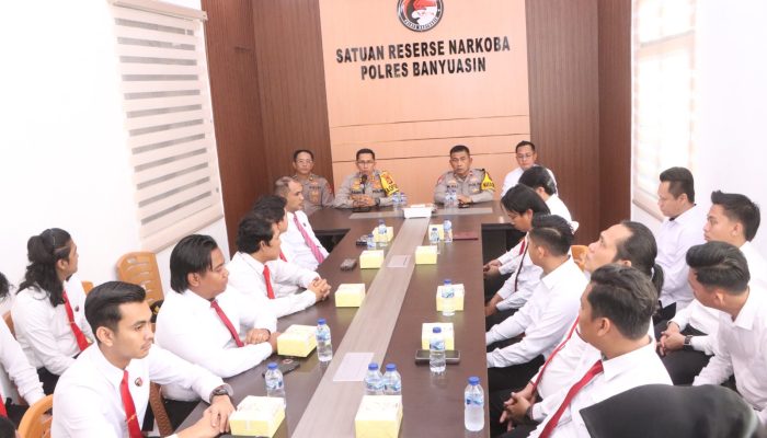 polres banyuasin gelar serangkaian kegiatan Sertijab, Doa Bersama, hingga Latihan Keterampilan (Latkatpuan)