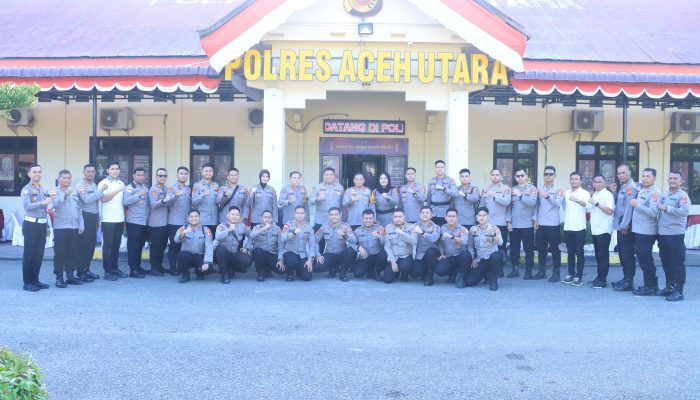 22 Mahasiswa STIK-PTIK Lemdiklat Polri Laksanakan Pengabdian Masyarakat di Aceh Utara