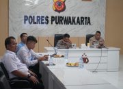 Perkuat Kesiapan Jepang Peresmian Oleh Presiden, Polres Purwakarta Ikuti Anev SPPG. MBG Polda Jabar