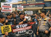 Gelombang Solidaritas Wartawan Menguat, Tegaskan Sengketa Berita Bukan Ranah Pidana