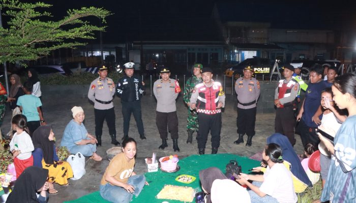 Patroli Malam Sat Samapta Polres Banyuasin Sasar Titik Rawan dan Objek Vital Ciptakan Kamtibmas Kondusif
