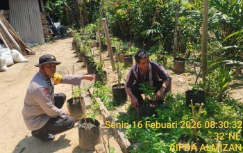 Bhabinkamtibmas Polsek Tungkal Ilir Gencarkan Sosialisasi Program P2B Dukung Swasembada Pangan Nasional