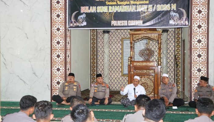 Sambut Ramadhan 1447 H, Polresta Cirebon Gelar BINROHTAL Perkuat Mental dan Spiritualitas Personel