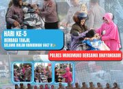 Polres Mukomuko Bersama Bhayangkari Berbagi Berkah Puasa ke-5 Ramadhan, Bagikan Lebih dari 100 Takjil