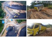 Terdampak Aktivitas Pertambangan Batubara Mengakibatkan Jalan Provinsi Sumbar Rusak Parah
