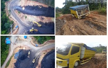 Terdampak Aktivitas Pertambangan Batubara Mengakibatkan Jalan Provinsi Sumbar Rusak Parah