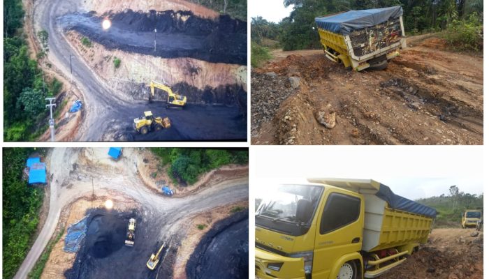 Terdampak Aktivitas Pertambangan Batubara Mengakibatkan Jalan Provinsi Sumbar Rusak Parah