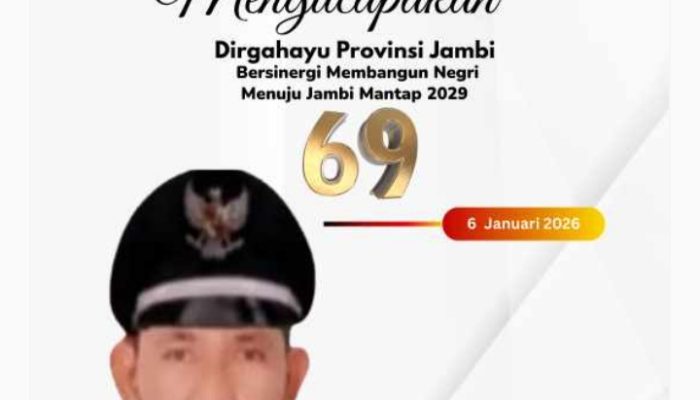 PEMDES SIDO MUKTI UCAPKAN selamat HUT provinsi jambi ke 69