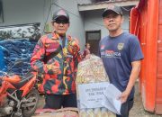 BRIGADE 08 Tegal Salurkan Bantuan Logistik untuk Korban Bencana Tanah Bergerak di Desa Padasari 