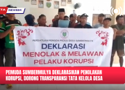 Pemuda Sumbermulya Deklarasikan Penolakan Korupsi, Dorong Transparansi Tata Kelola Desa