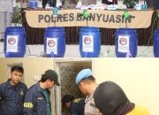 GELAR PEMUSNAHAN BARANG BUKTI SABU 21,9 KG , POLRES BANYUASIN SELAMATKAN 110.000 JIWA