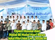 Bupati Tebo Hadiri Open House dan Halal Bi Halal Gubernur Jambi