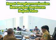 Rapat Pengharmonisasian Rancangan Peraturan Bupati Tebo 📍 Kantor Wilayah Kementerian Hukum Provinsi Jambi 📅 30 Maret 2026