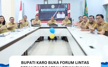 Bupati Karo Buka Forum Lintas Perangkat Daerah Penyusunan RKPD Tahun 2027