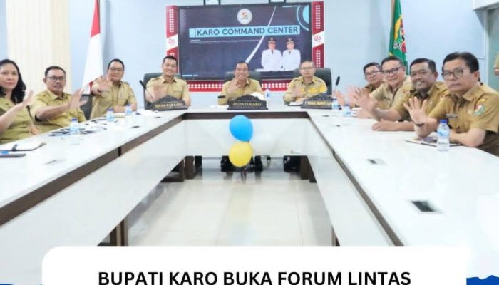 Bupati Karo Buka Forum Lintas Perangkat Daerah Penyusunan RKPD Tahun 2027