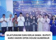 Silaturahmi dan Kerja Sama Bupati Karo Hadiri Open House Gubernur Sumatera Utara