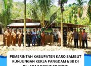 Pemerintah Kabupaten Karo Sambut Kunjungan Kerja Pangdam I/bb Di Wilayah BRIGIF TP 37/HS