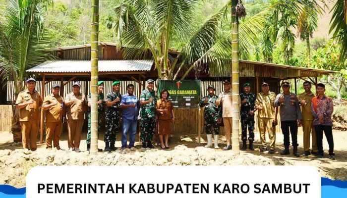 Pemerintah Kabupaten Karo Sambut Kunjungan Kerja Pangdam I/bb Di Wilayah BRIGIF TP 37/HS