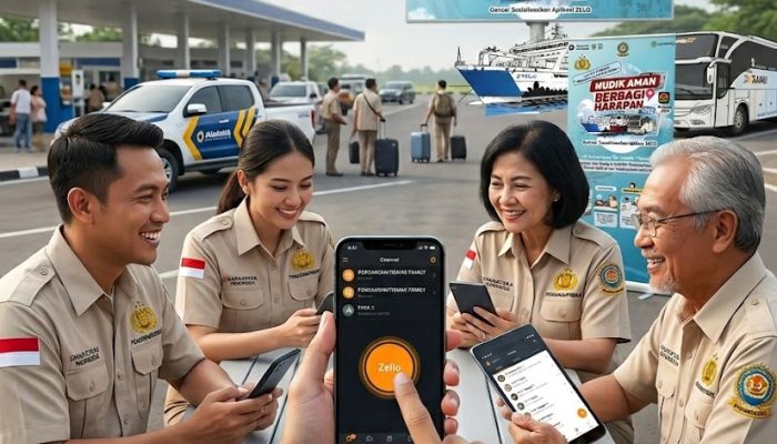 SATKOM pokdarkamtibmas bhayangkara “POKDARKAMTIBMAS FAMILY” di bawah pimpinan H IRMA MAULANA MP 01 PF, gencar mensosialisasikan aplikasi ZELLO