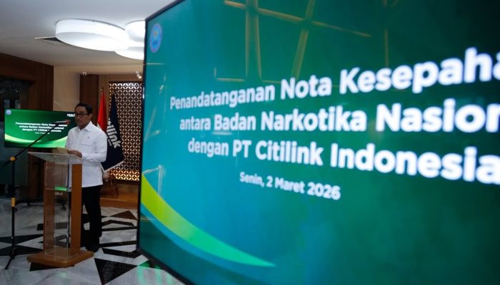 Teken MoU Dengan CITILINK, BNN Persempit Ruang Gerak Peredaran Narkotika