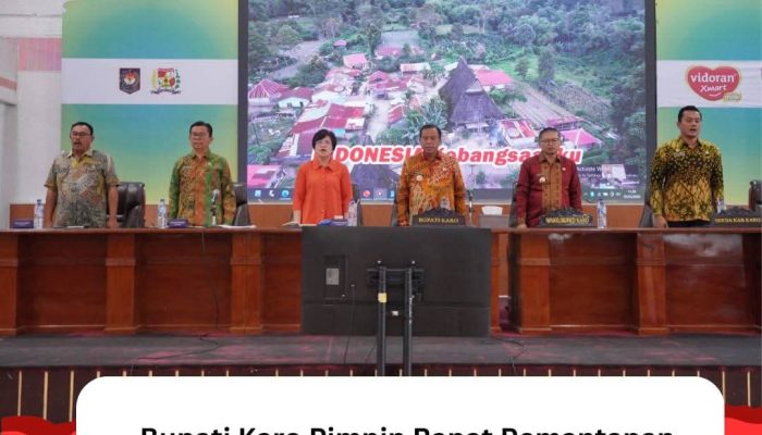 Bupati Karo Pimpin Rapat Pemantapan Persiapan Hari Jadi ke-80 Kabupaten Karo