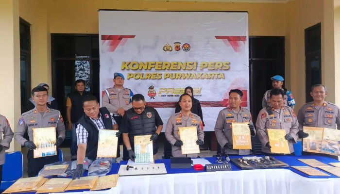 Selama Januari – Maret 2026, Polres Purwakarta Ringkus 29 Pelaku Narkoba