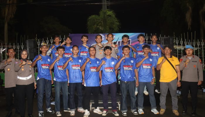 Polres Tegal Gelar Lomba Lari 100 Meter “Cokorun”, Wadah Kreativitas Pelajar dan Upaya Cegah Kenakalan Remaja